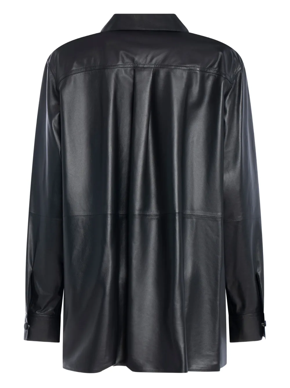Yves Salomon pocket button shirt - Zwart