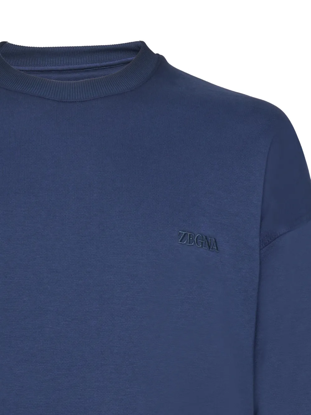 Drawstring Crew-Neck Sweatshirt