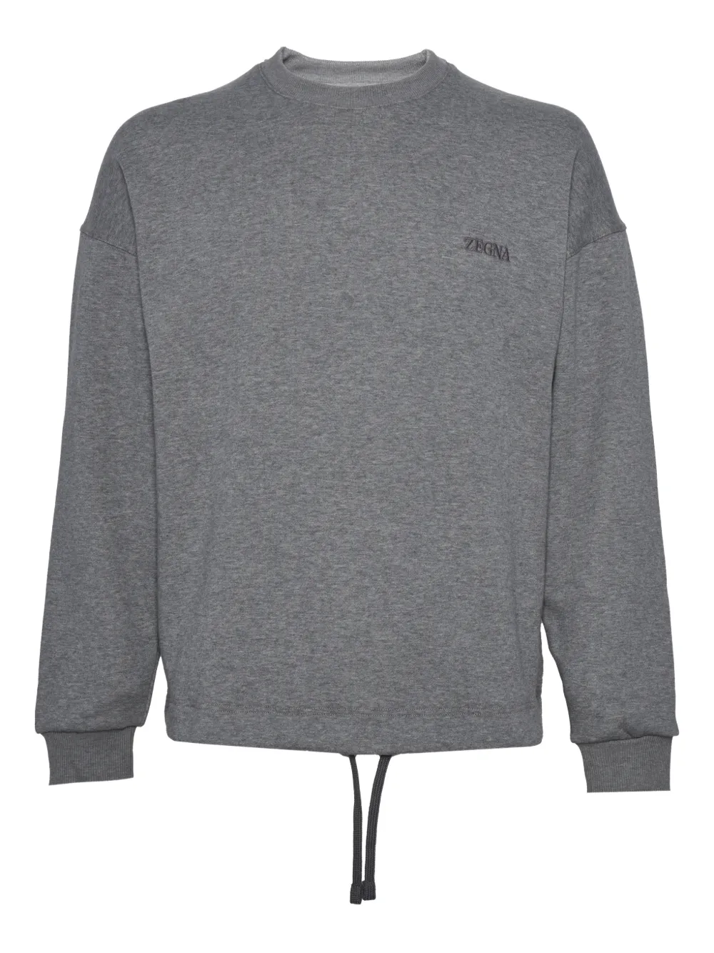 Zegna logo sweatshirt - Gris