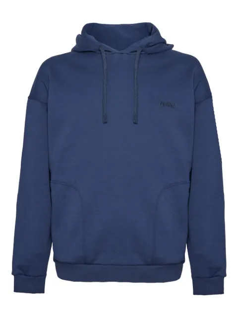 Zegna logo-embroidered hoodie