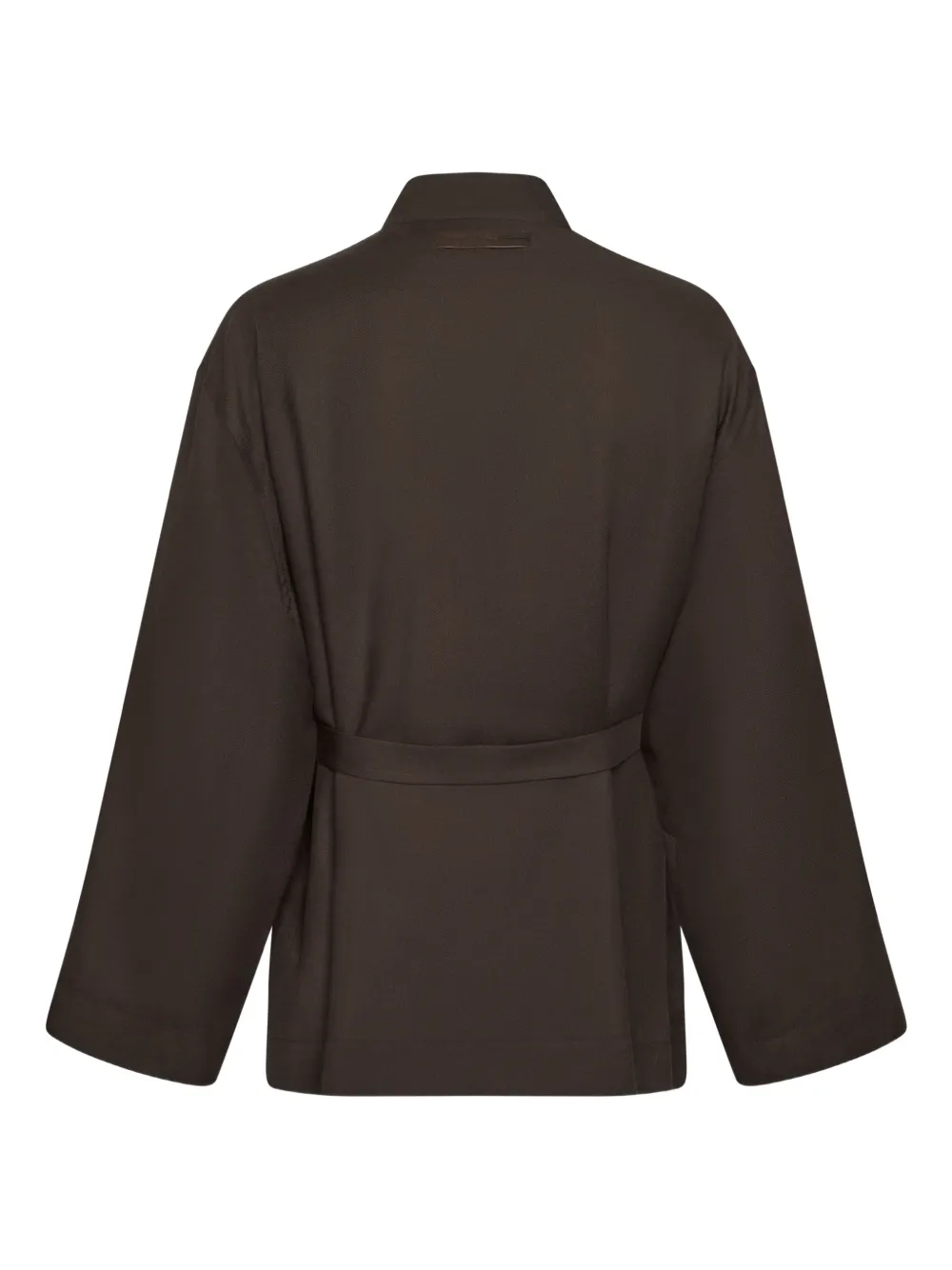 Zegna Jas met riem Bruin