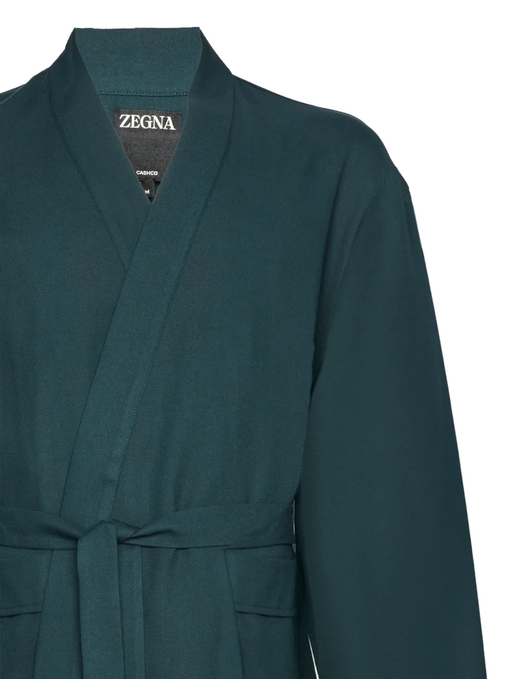 Zegna Jack met ceintuur Groen
