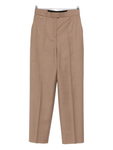 Agnona button-pocket tailored trousers