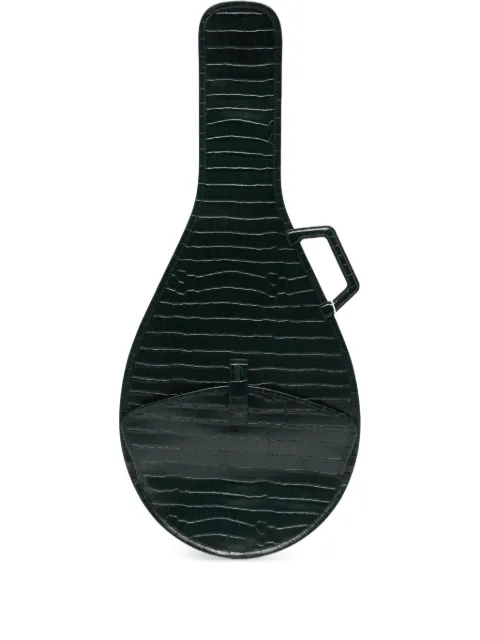 Lacoste croc-embossed racket bag