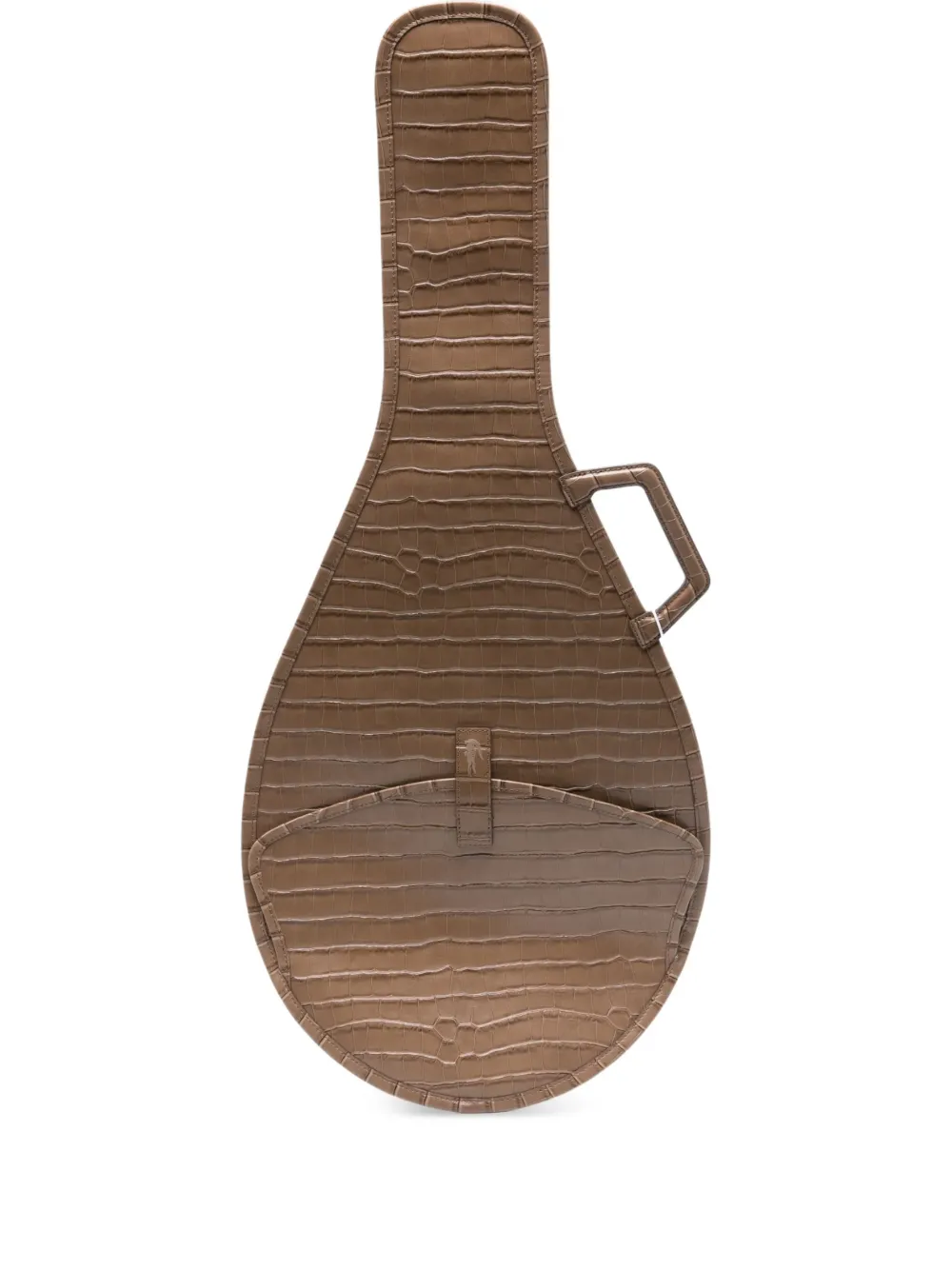 Lacoste croc-embossed racket bag | Brown | Image 1
