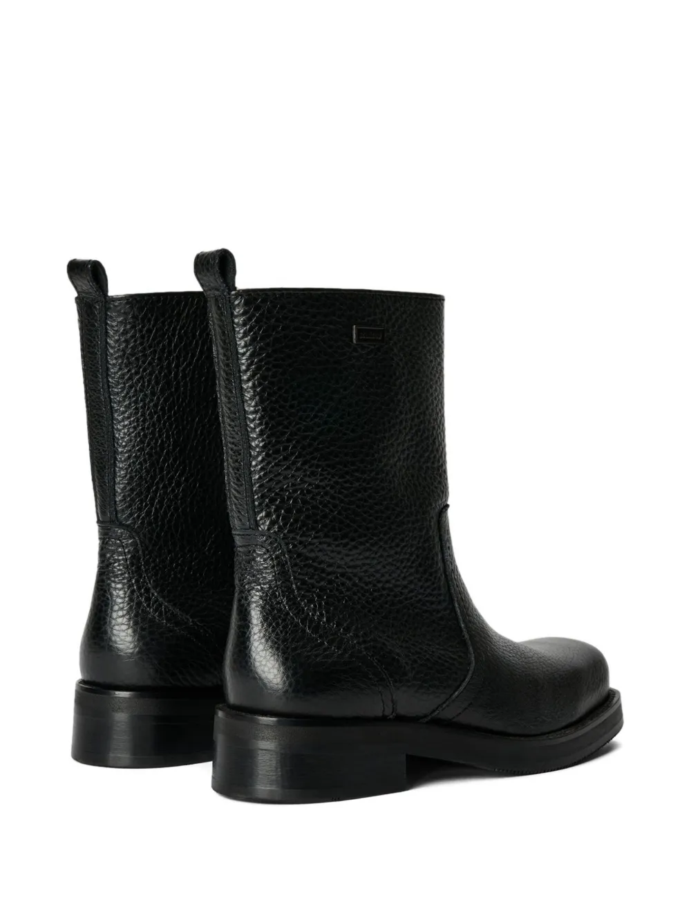 Soulland Delaware leren laarzen Zwart