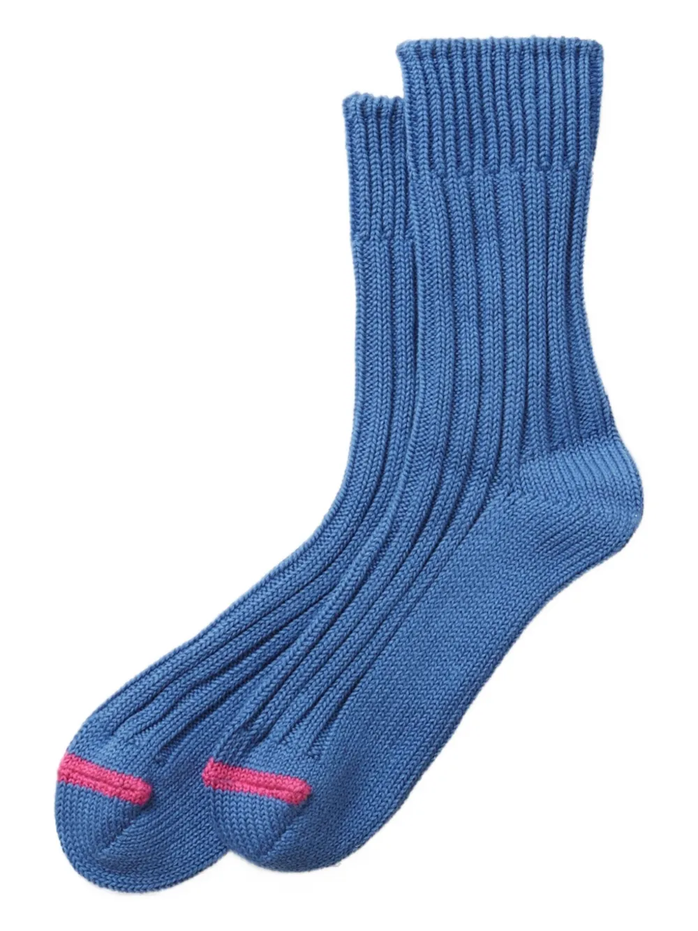 RoToTo ribbed socks | Blue | Image 1