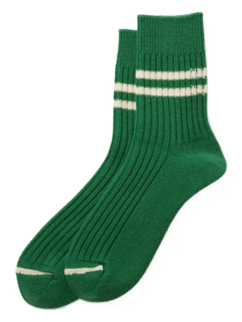 RoToTo striped-detail ribbed socks