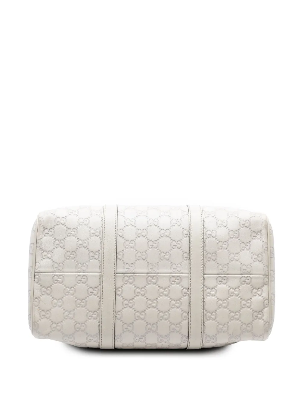 Pre-owned Gucci 2016-2025 Ssima Joy Boston Bag In White