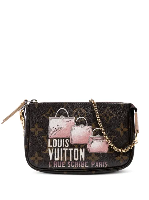 Louis Vuitton Pre-Owned شنطة يد 'أفيش ميني بوشيت أكسسوار' بنقش مونوغرام 2010