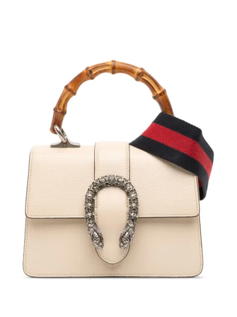Gucci Pre-Owned 2016-2025 Mini Leather Bamboo Dionysus Web satchel