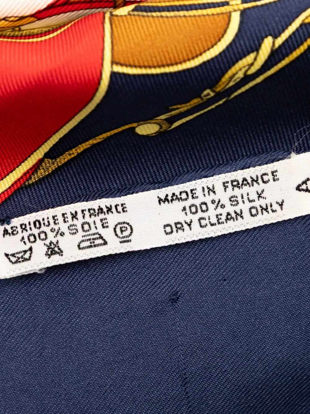 Pre-owned Hermes 20th Century Springs Silk Scarf 90 Scarves In Blue