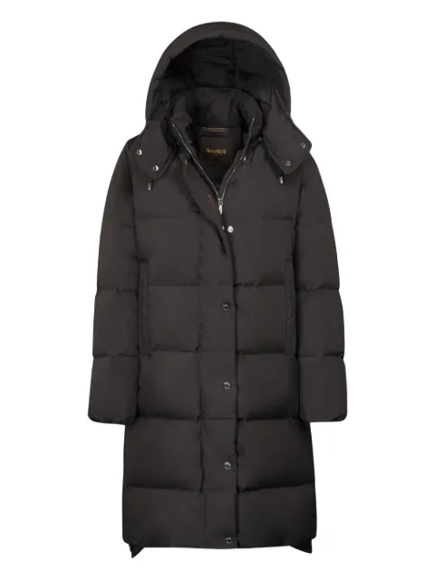 Moorer hooded padded jacket