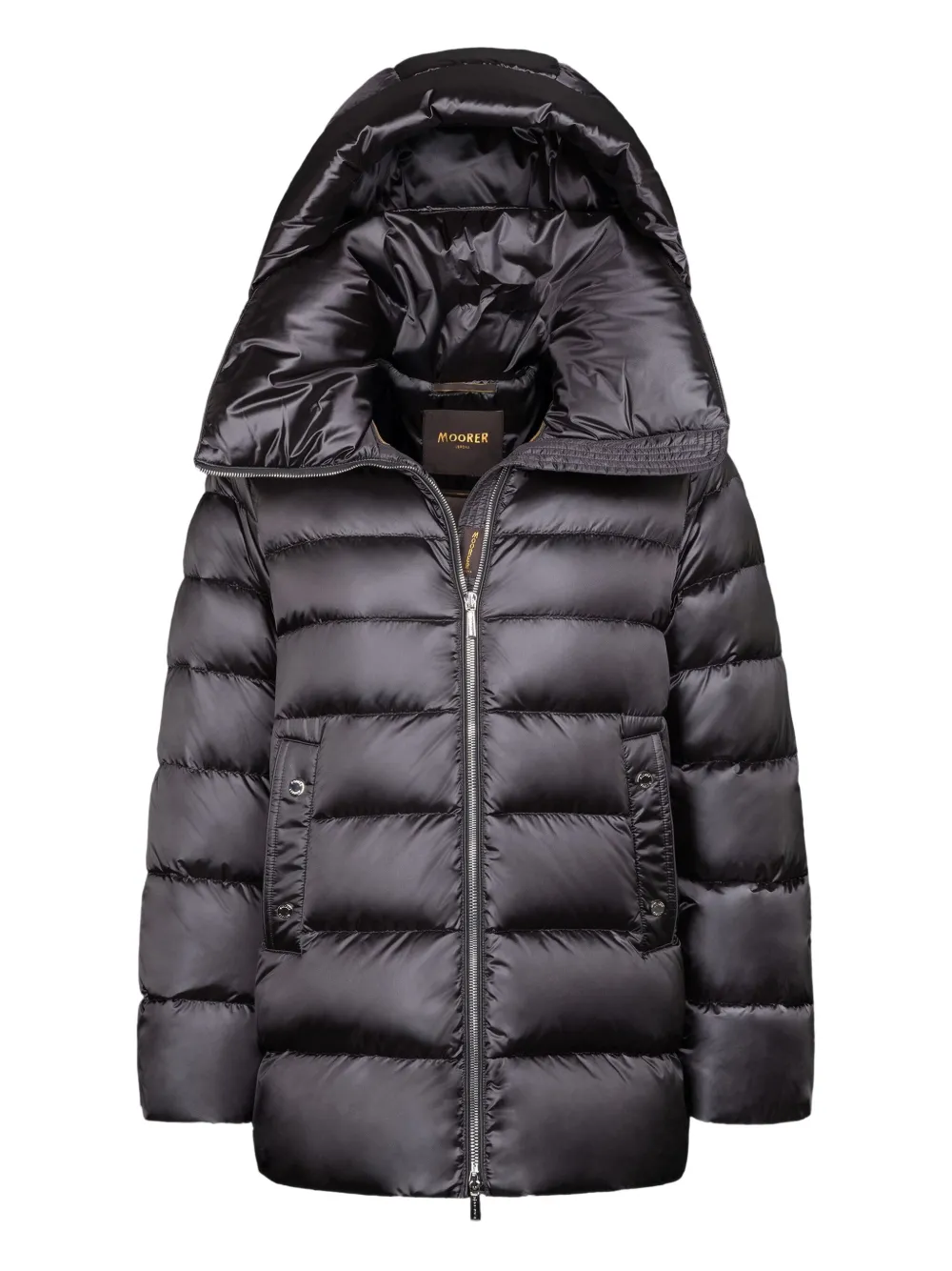 Moorer Natalia-HC hooded jacket | Black | Image 1