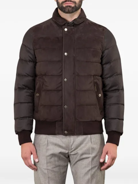 Moorer Viani collared padded jacket