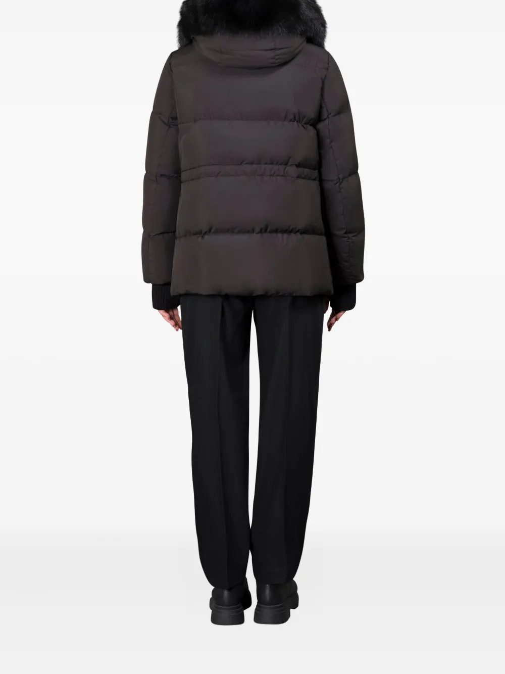 Moorer Attica donsjack Zwart