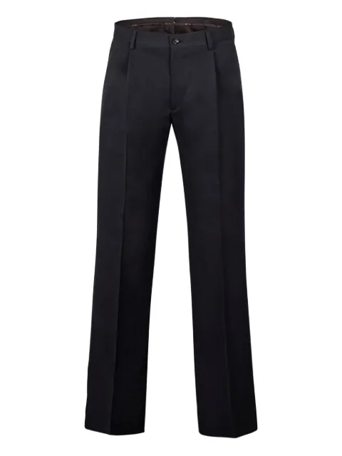 Moorer بنطال حرير وبكسرات