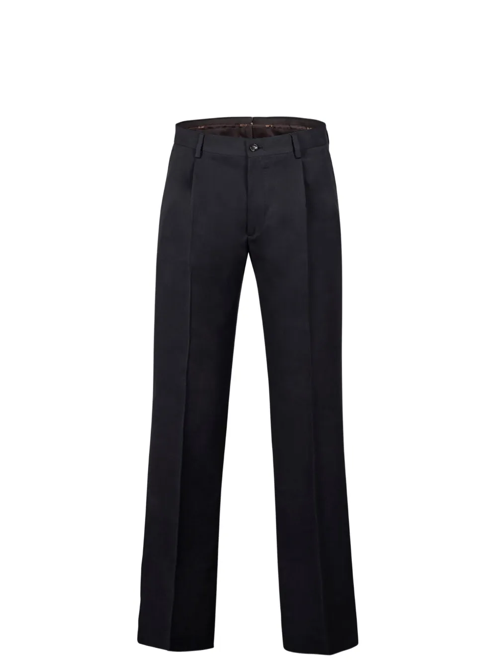 Moorer silk pleated trousers - Zwart