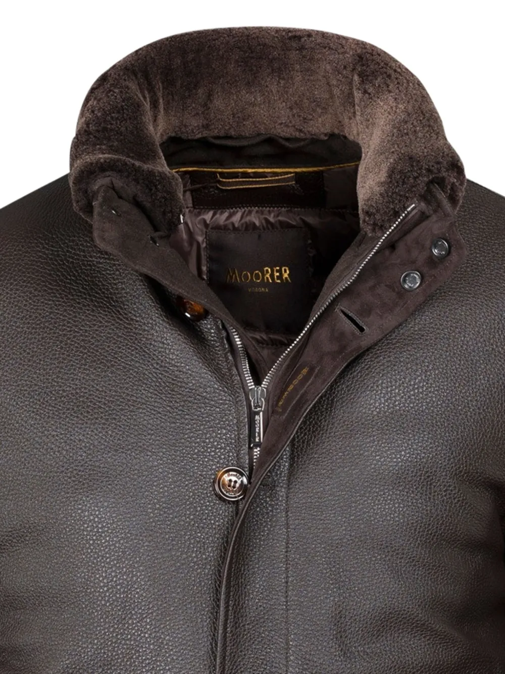 Moorer Cleros-p1 fur-collar jacket | Bomber Jackets | Image 2