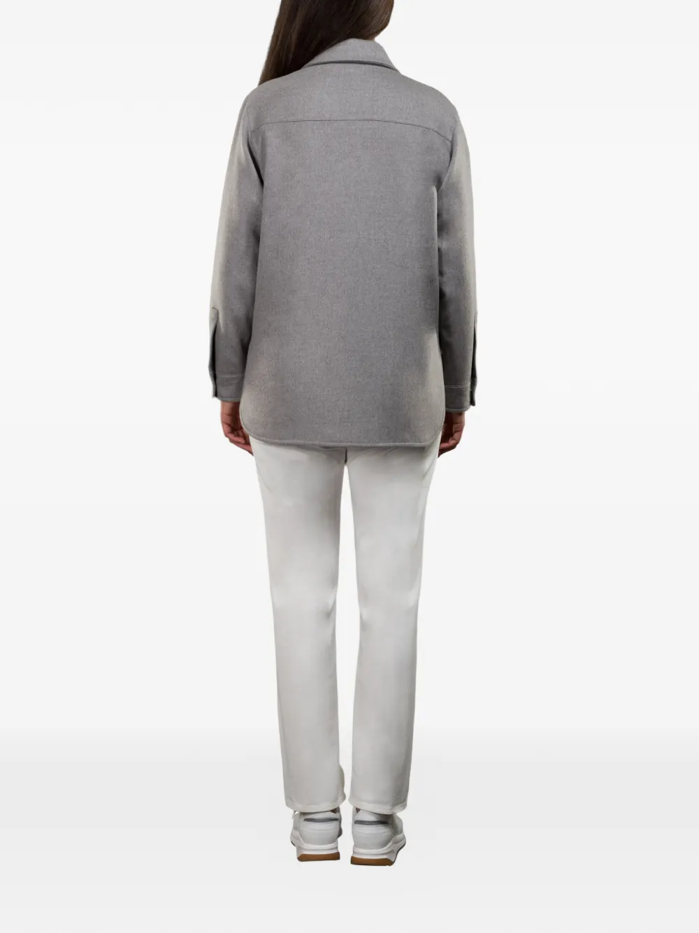  Moorer Kinsale Buttoned Jacket - Grey 