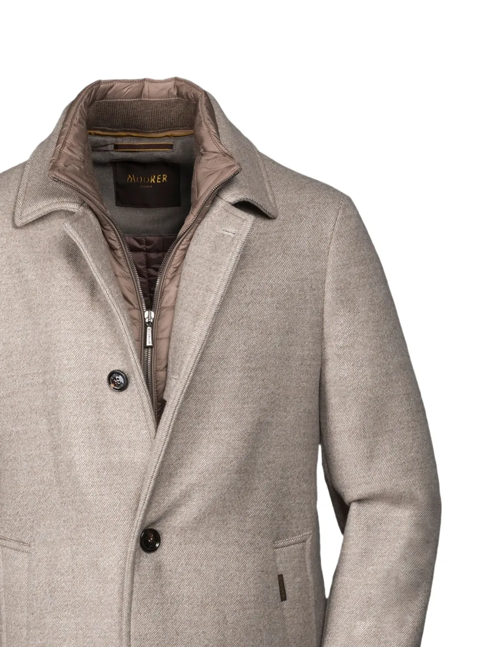Moorer MONFERRATO-LP buttoned coat | Single Breasted Coats | Image 2