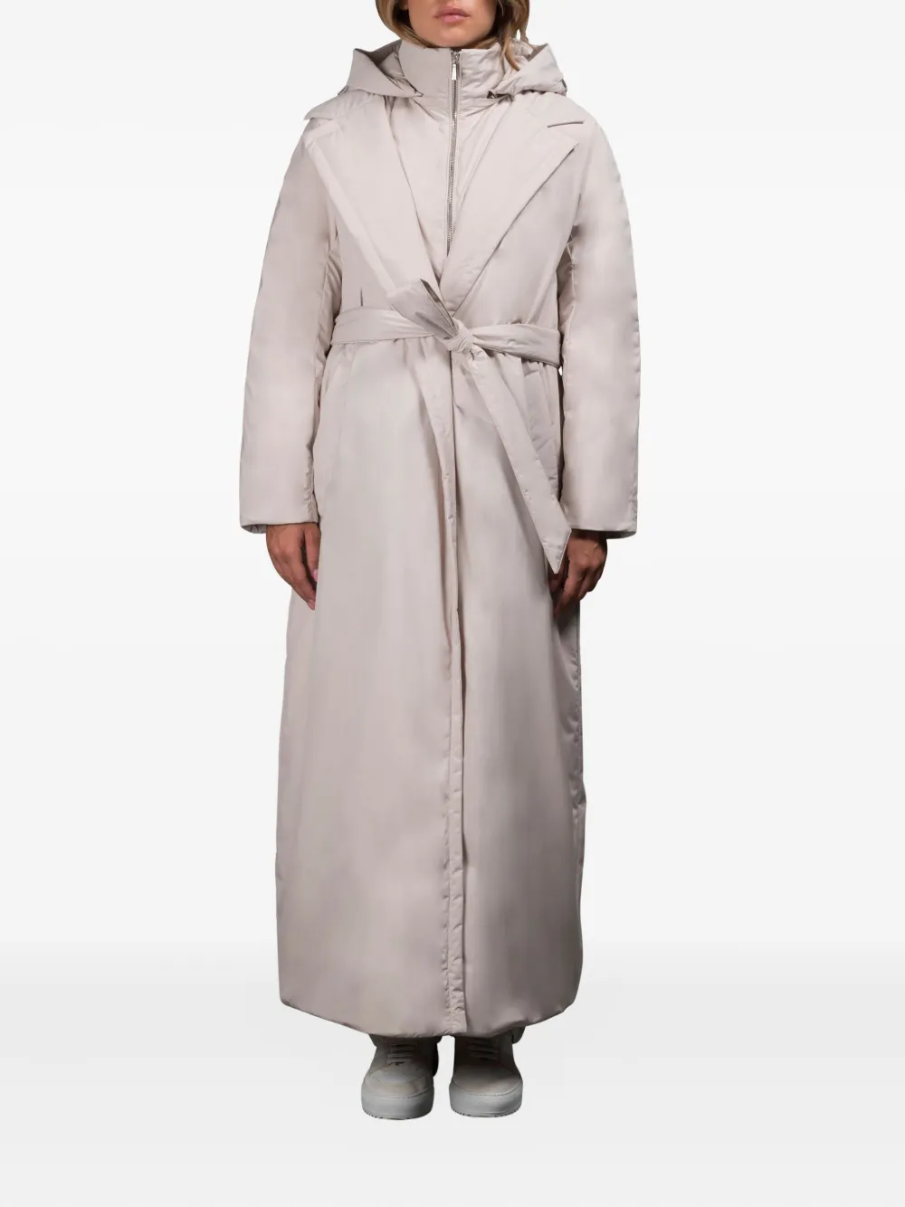 Moorer CAMELY-STP hooded belted jacket | Trench Coats & Raincoats | Image 2