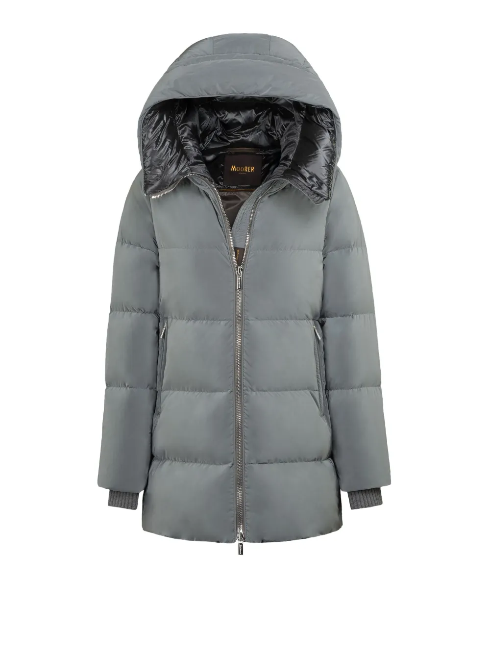 Moorer Carinzia-OS hooded coat - Grijs
