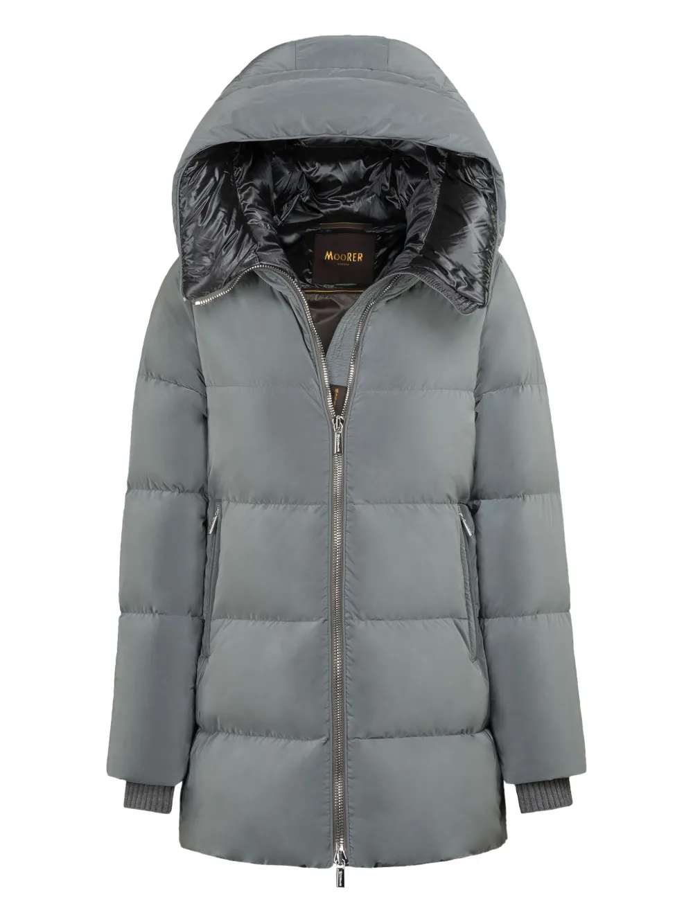Moorer Carinzia-OS hooded coat | Grey | Image 1