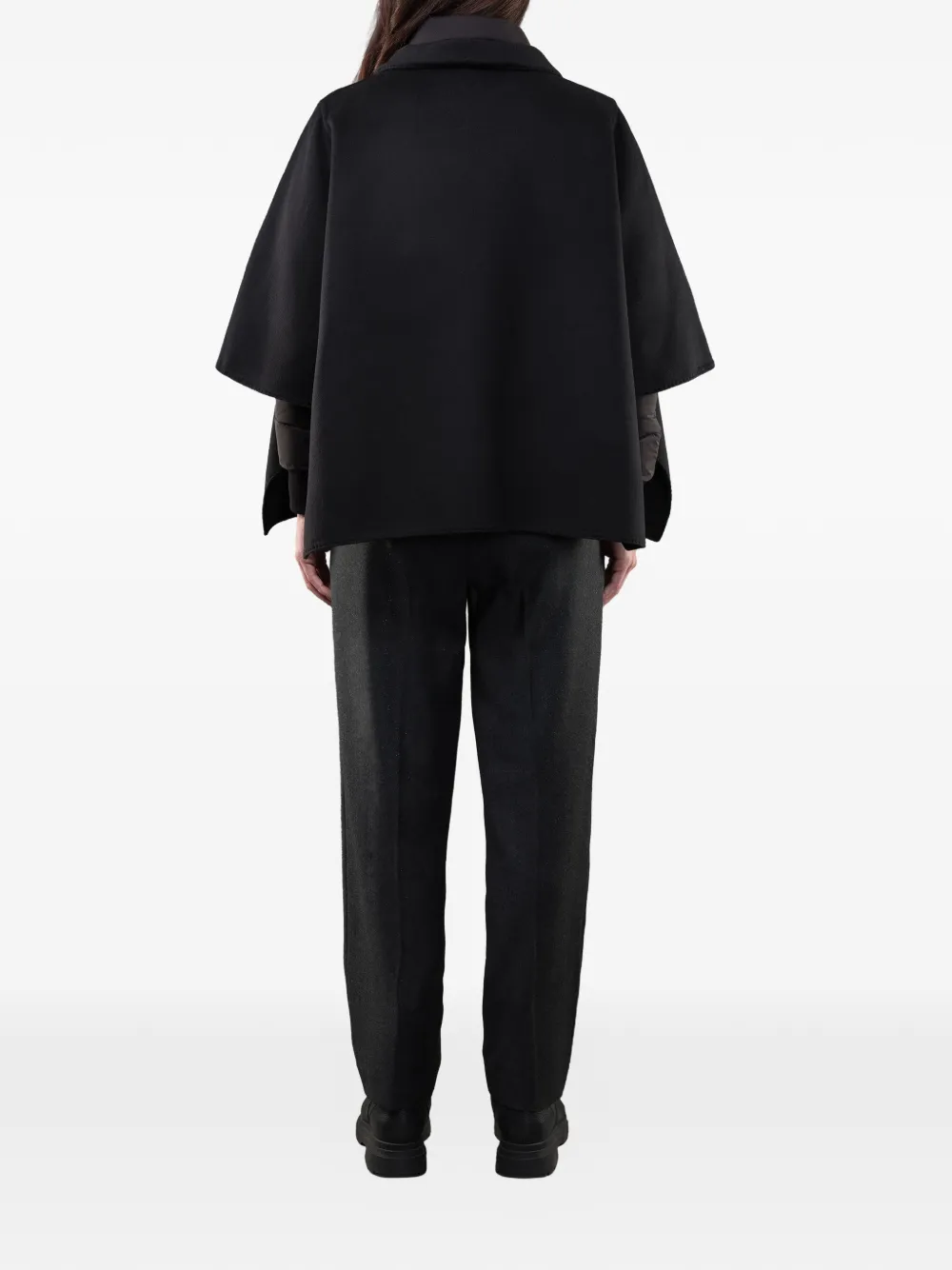  Moorer Resia Cape Jacket - Black 