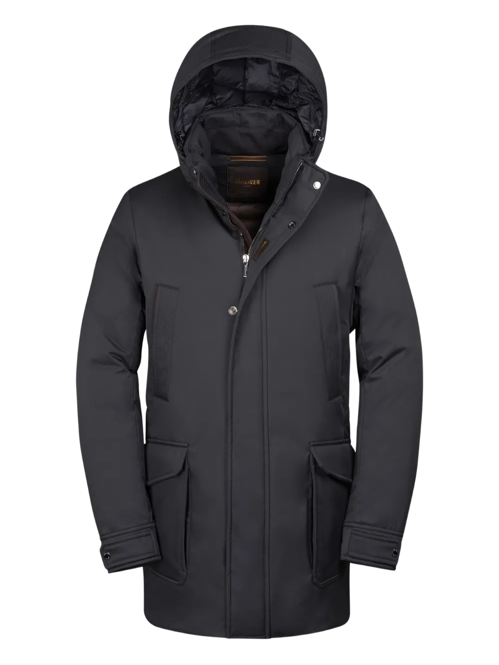 Moorer Oran-ads parka | Black | Image 1