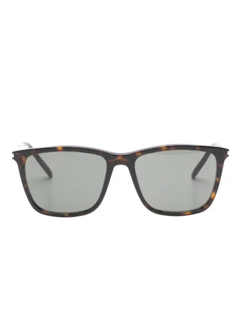 Saint Laurent Eyewear tortoiseshell-pattern sunglasses