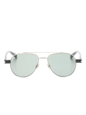Prada Eyewear ダブルブリッジ サングラス | シルバートーン | FARFETCH JP