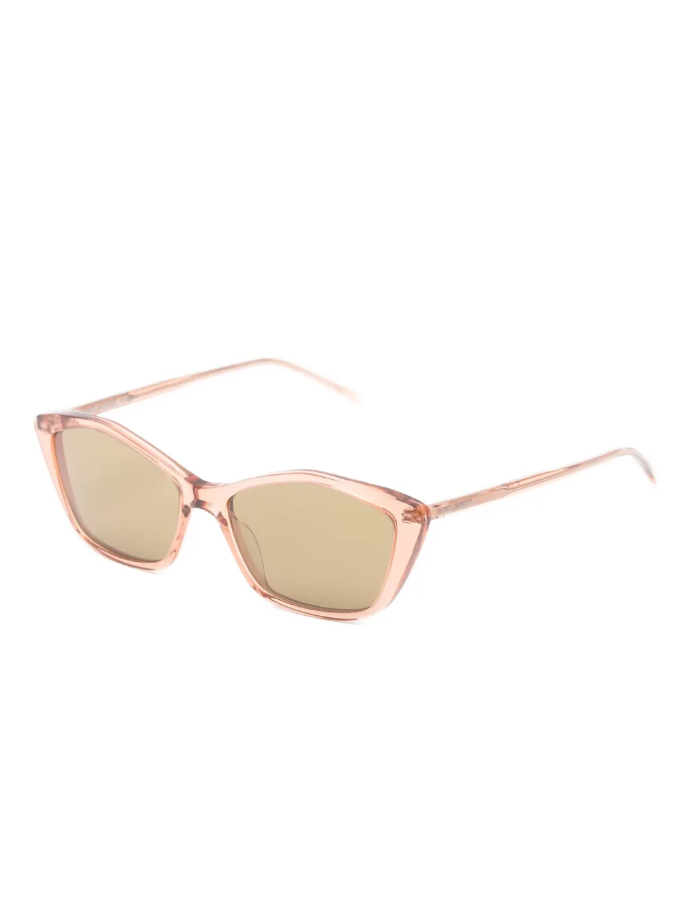 Saint Laurent Eyewear Zonnebril met geometrisch montuur - Bruin