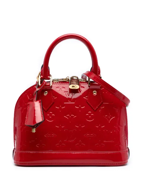 Louis Vuitton Pre-Owned 2014 Monogram Vernis Alma BB satchel