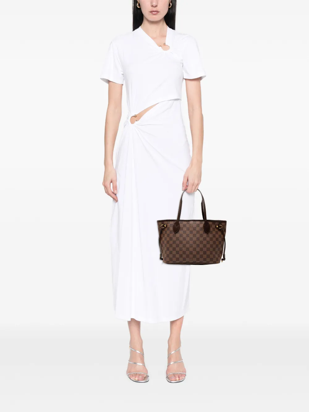 Louis Vuitton Pre-Owned tote Damier Ebene Neverfull PM 2012 | Estilos de archivo | Image 2