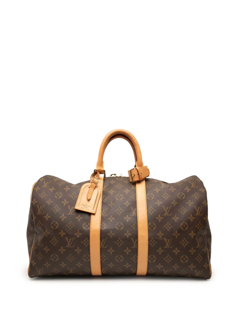 Louis Vuitton Pre-Owned 2001 Monogram Keepall 45 travel bag - ブラウン Louis Vuitton Pre-Owned 2001 Monogram Keepall 45 travel bag - ブラウン