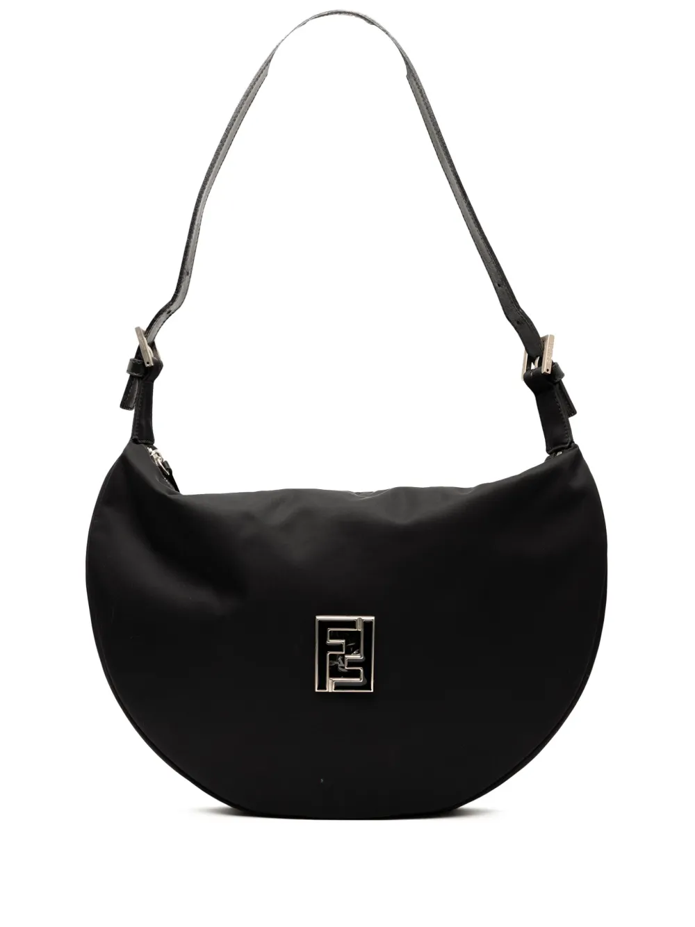 Fendi Pre-Owned 2000-2010 Nylon FF shoulder bag | Black | Image 1