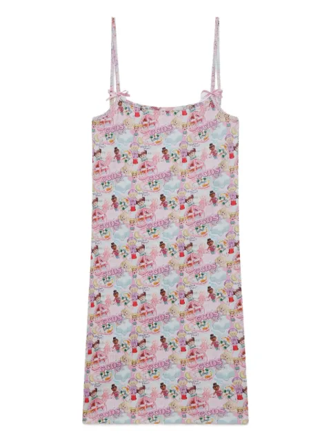 GCDS Polly Pocket printed mini dress