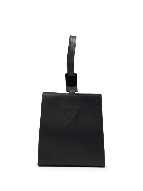 Saint Laurent Pre-Owned 20th 센추리 새틴 모노그램 핸드백