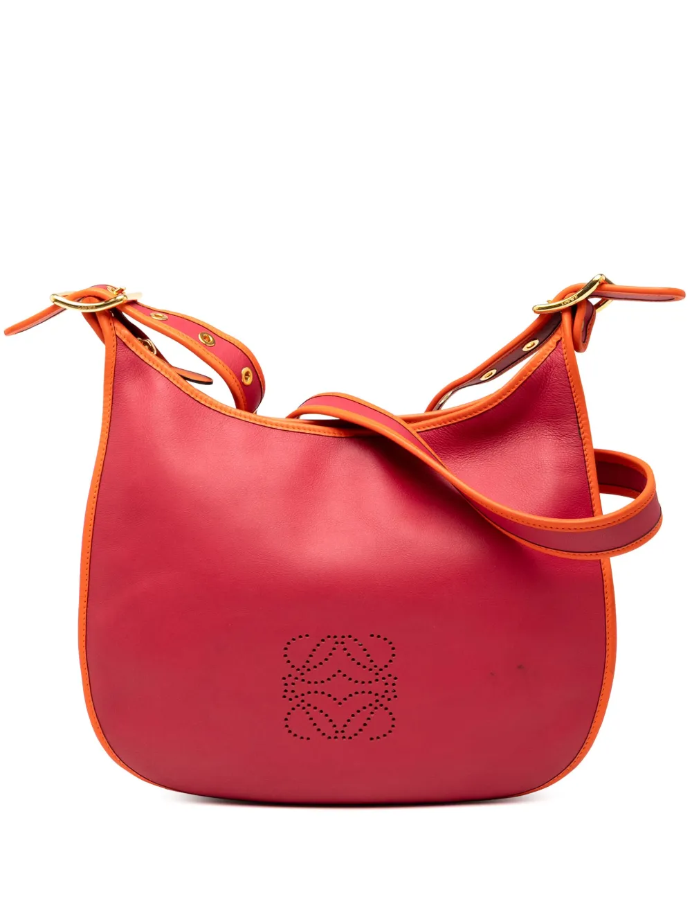 Loewe Pre-Owned 2013 Leather Anagram Sofia crossbody bag - Rosso