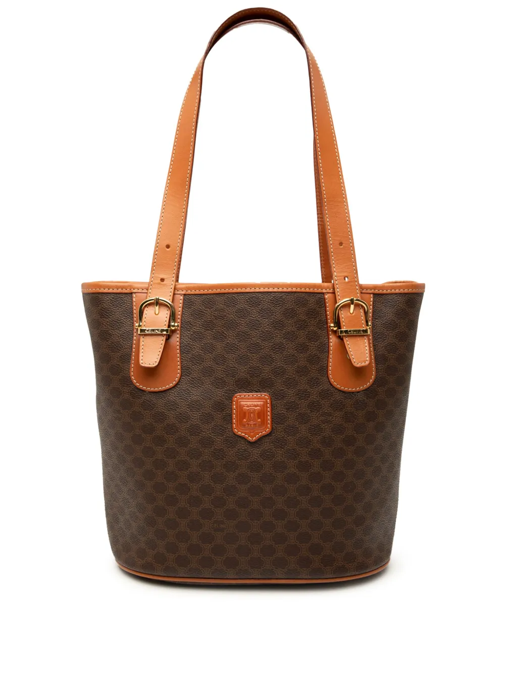 Celine Pre-Owned 1998 Macadam Coated Canvas tote bag | Brown | Image 1