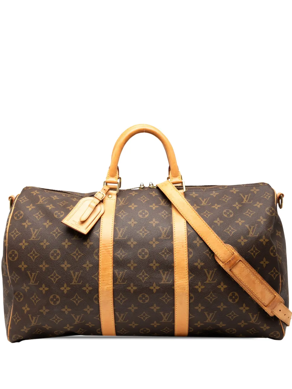 Louis Vuitton Pre-Owned 2000 Monogram Keepall Bandouliere 50 travel Louis Vuitton Pre-Owned 2000 Monogram Keepall Bandouliere 50 travel