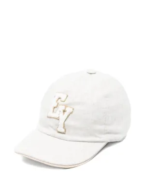 Bonpoint エンブロイダリーキャップ | ニュートラル | FARFETCH JP