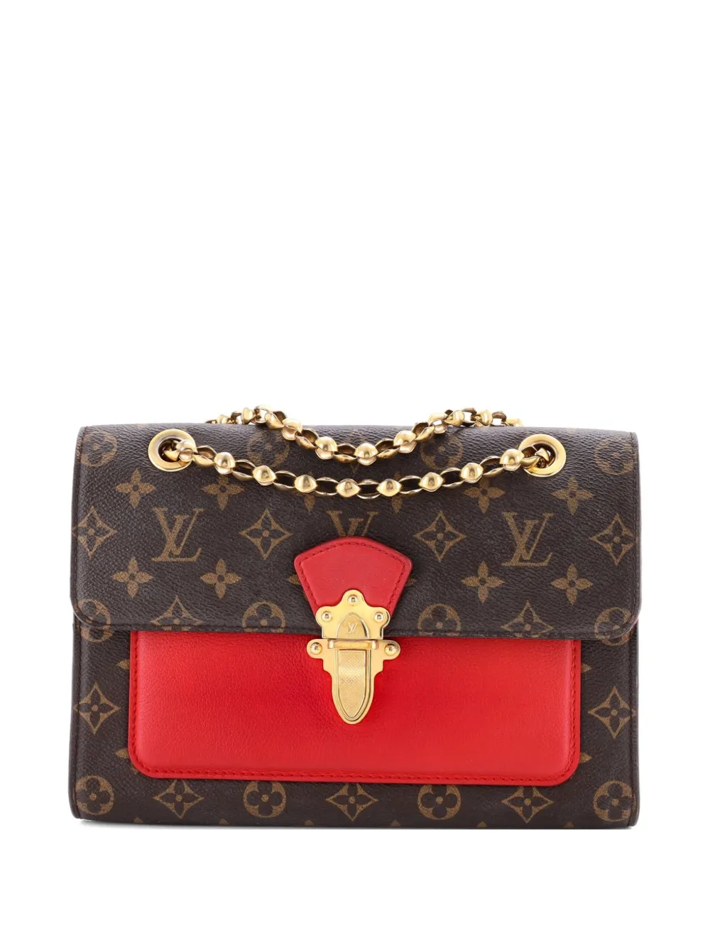 Louis Vuitton Pre-Owned Victoire Handbag Monogram Canvas and Leather shoulder bag - Marrone