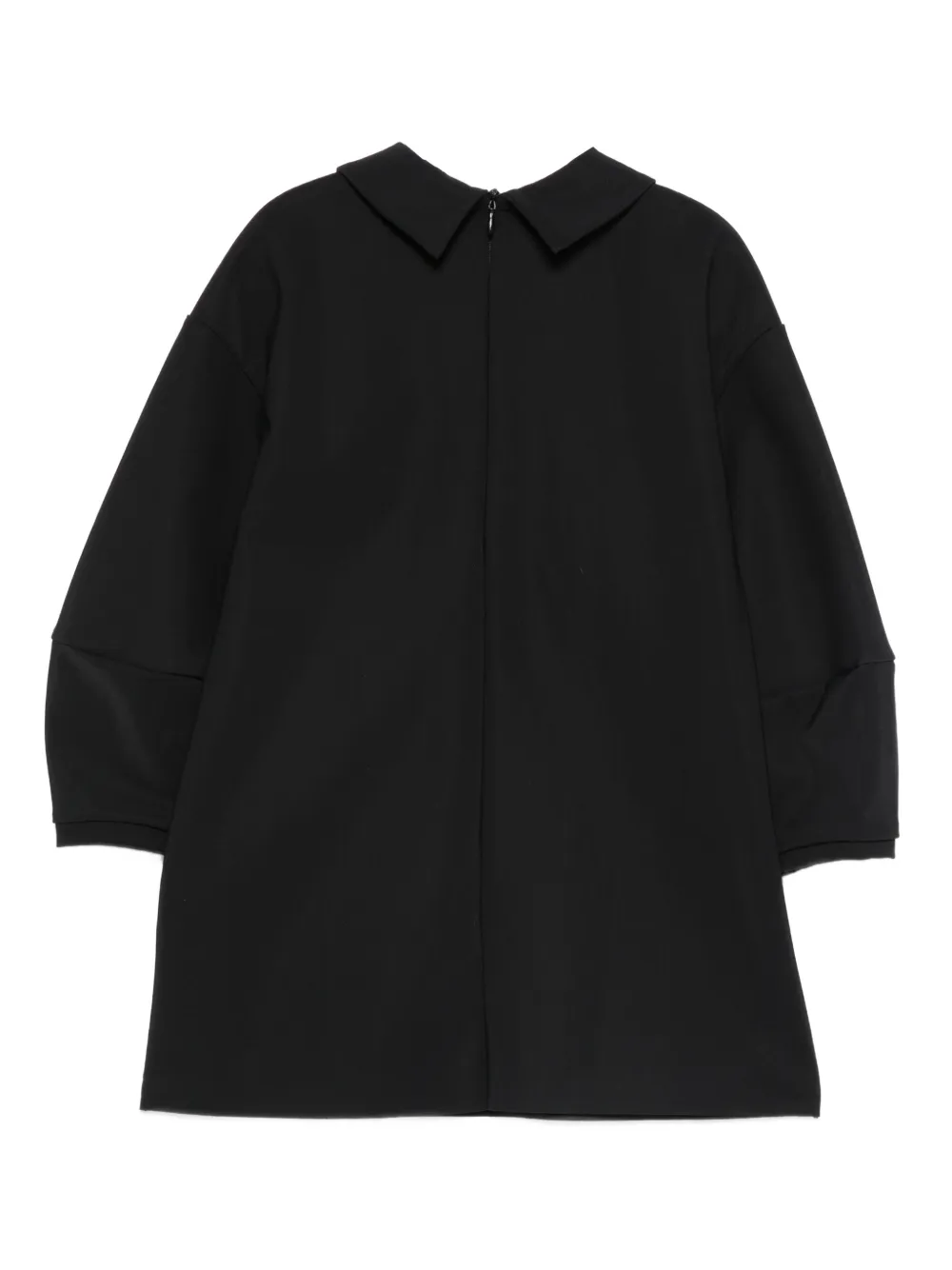 Il Gufo Embellished Collared Dress In Black