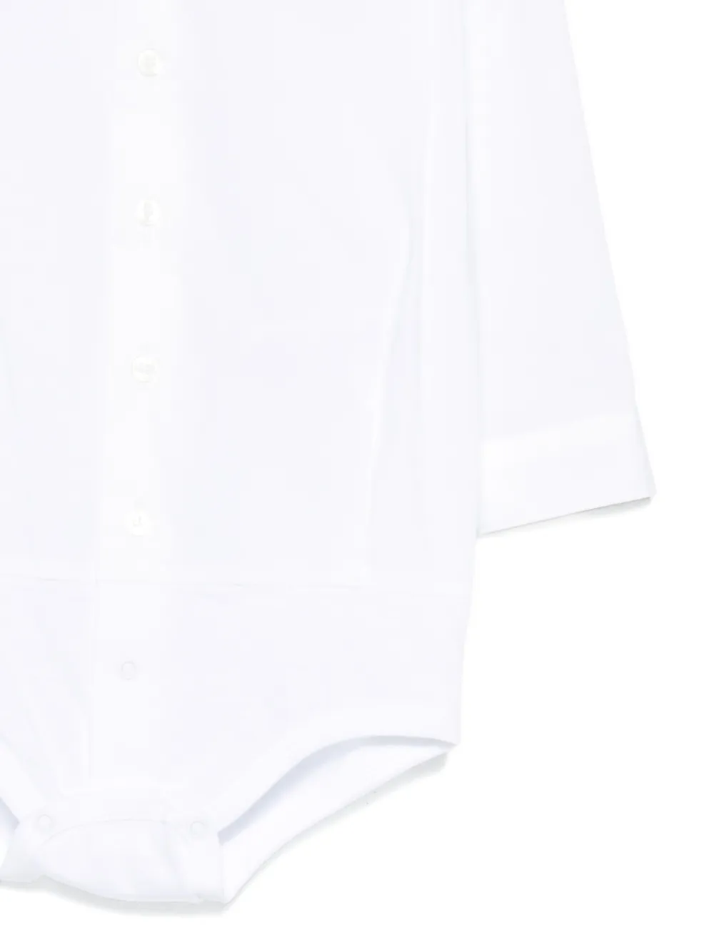 Il Gufo Suspenders Short Set In White