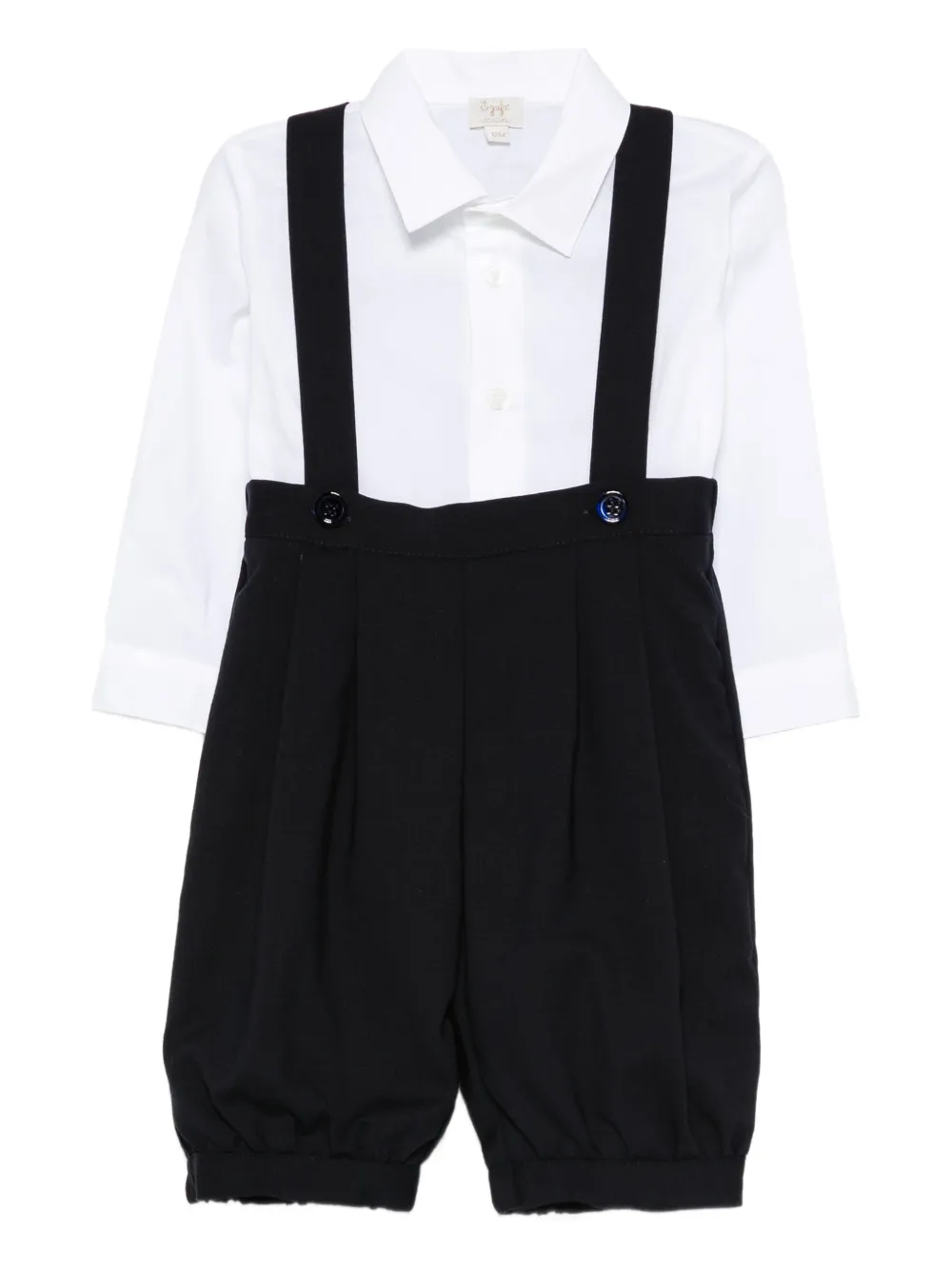 Il Gufo suspenders short set | blanc | Image 1