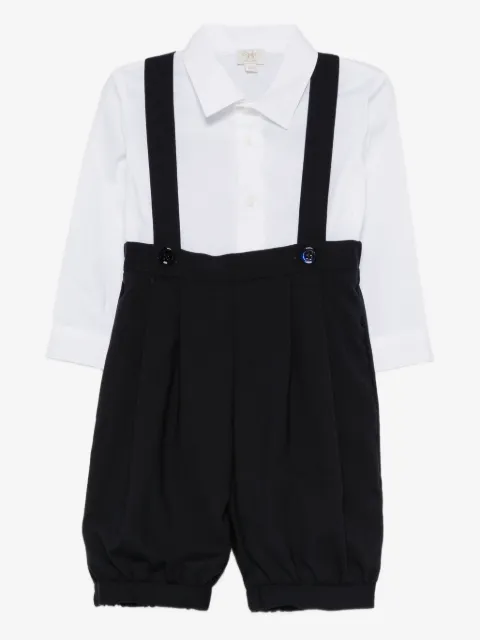Il Gufo suspenders short set