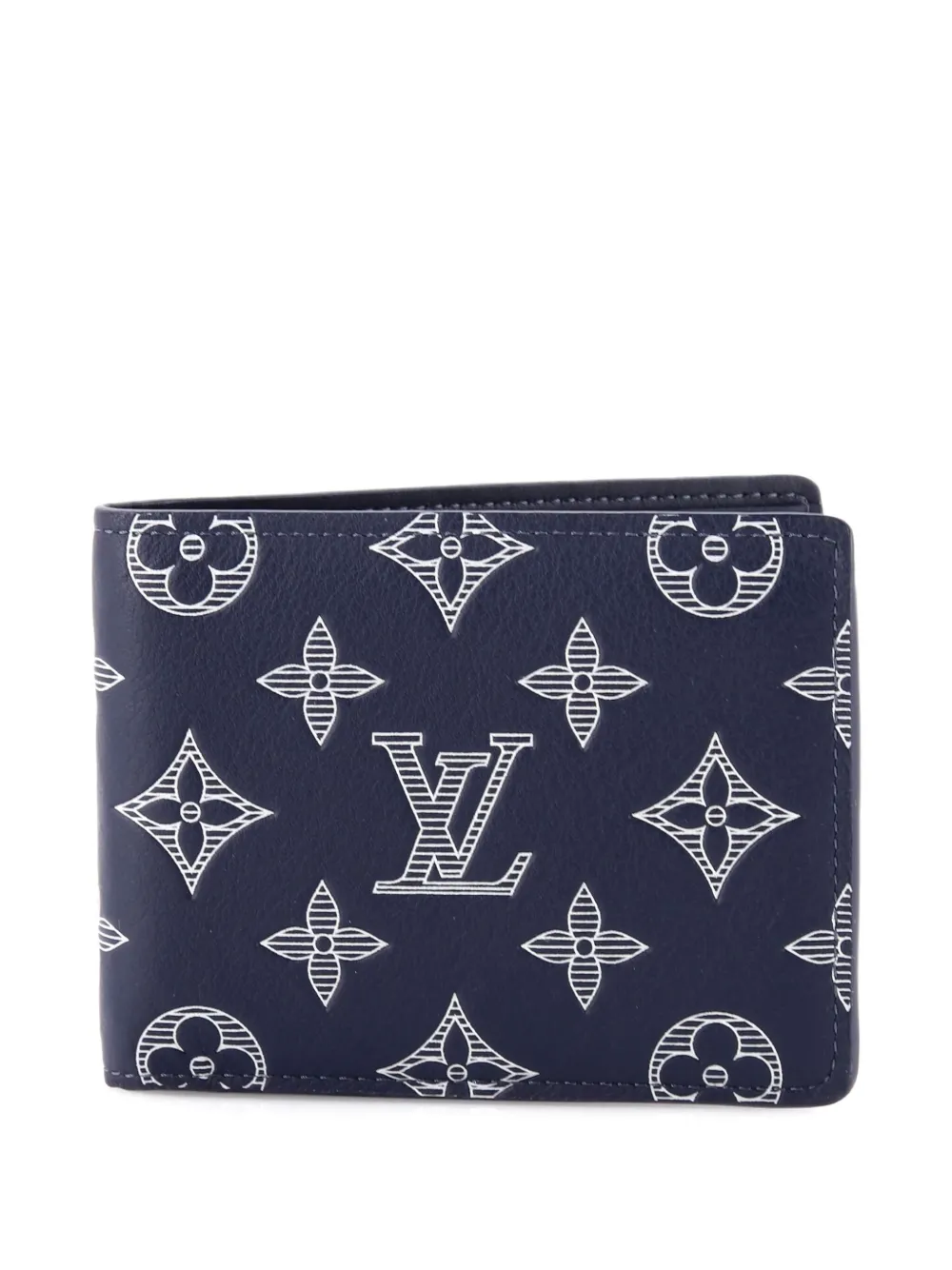 Louis Vuitton Pre-Owned Multiple Wallet Monogram Shadow Leather small Louis Vuitton Pre-Owned Multiple Wallet Monogram Shadow Leather small