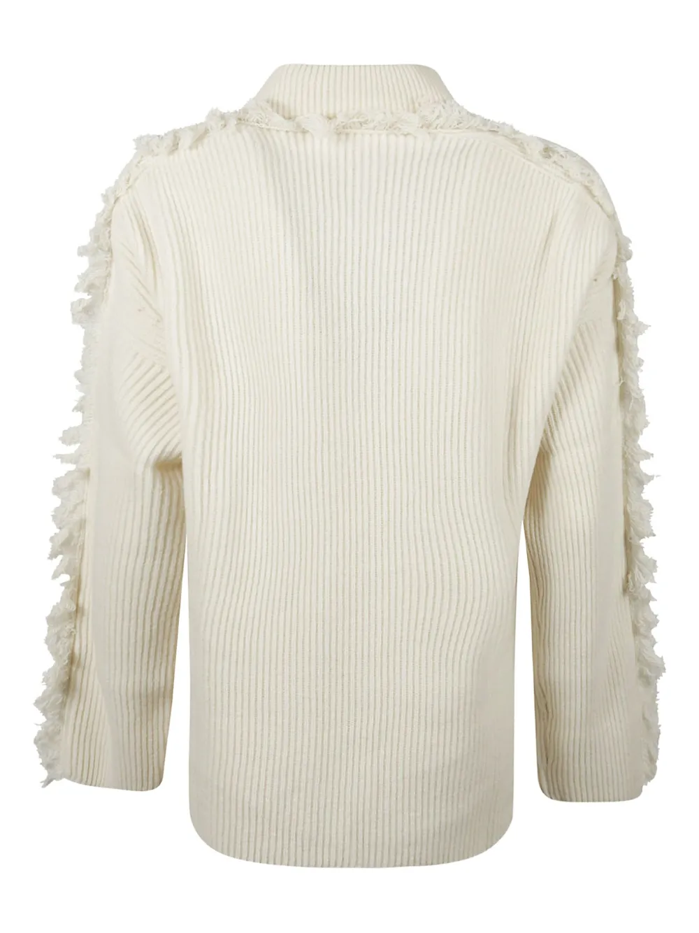 Drumohr Fringed Sweater In Neutral